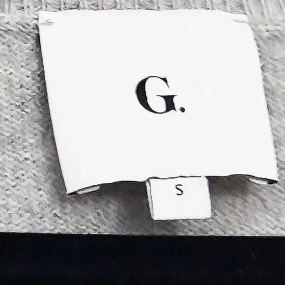 Gwyn Goop G. Label V Neck Merino Wool Sweater Grey Small
